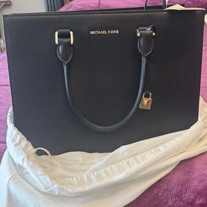 Michael Kors Black Satchel Bag
